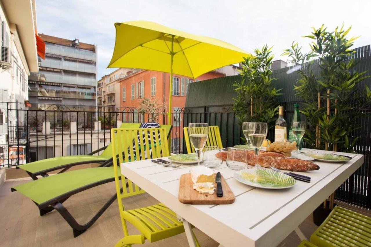 F2 Terrasse, Moderne, Hyper Centre, Clim, Ascenseur- Dubouchage Apartamento Nice Exterior foto