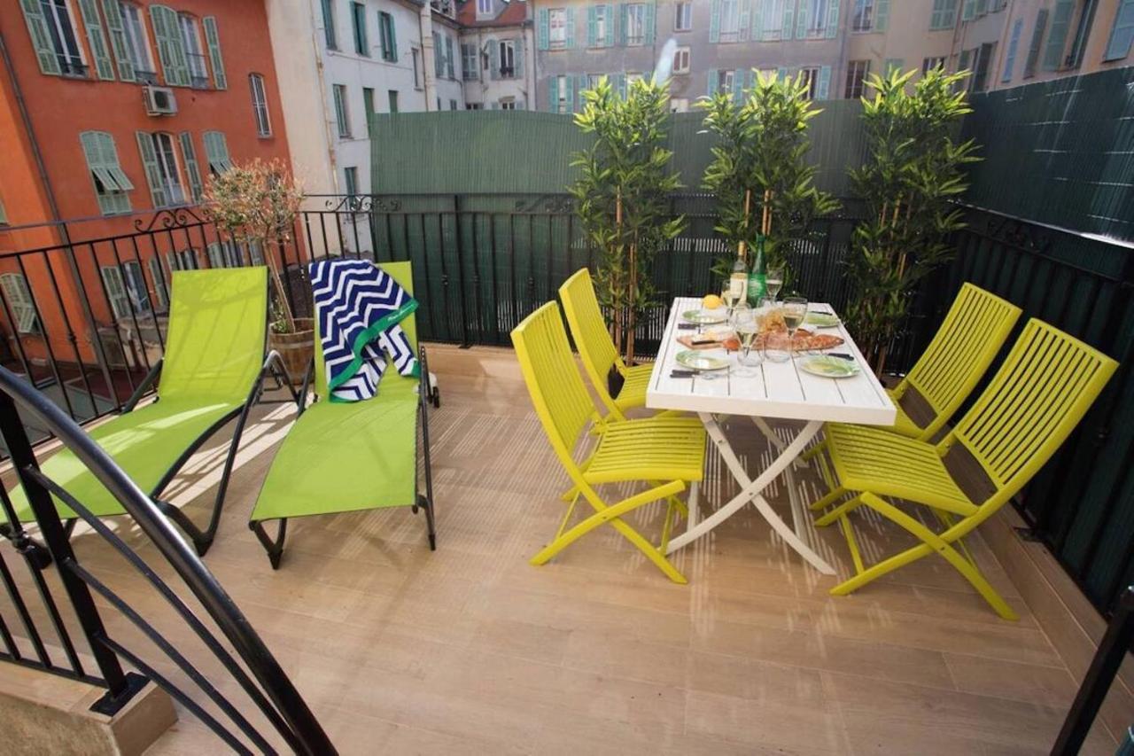 F2 Terrasse, Moderne, Hyper Centre, Clim, Ascenseur- Dubouchage Apartamento Nice Exterior foto